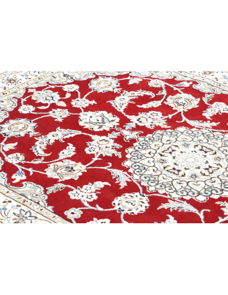 Nain 9la 101x151 Cm Nain 9la, Persia, Lana Cardata A Mano E