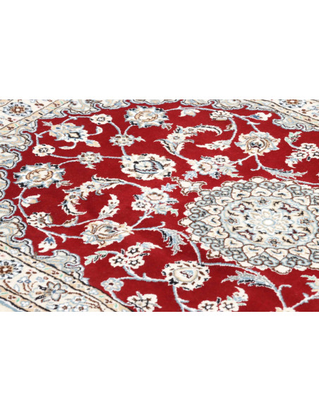 Nain 9la 101x150 Cm Nain 9la, Persia, Lana Cardata A Mano E