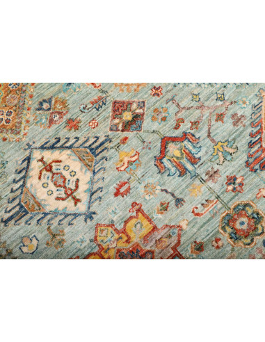 Rug Tribal Pakistan 147x206 Aquamarine Blue Ter