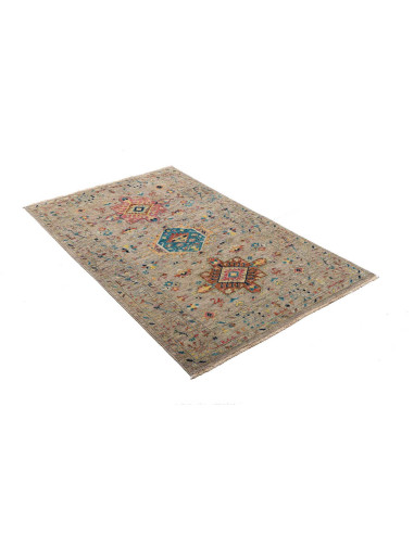 Rug Tribal Pakistan 95x152 Beige Cerise Pink