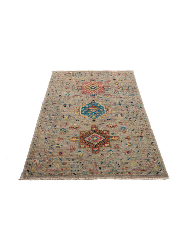 Rug Tribal Pakistan 95x152 Beige Cerise Pink