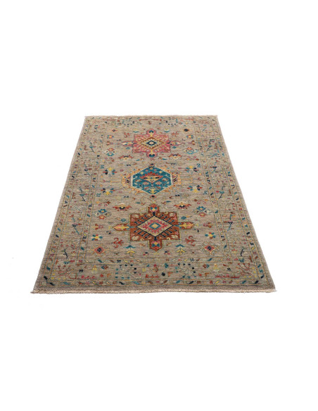 Rug Tribal Pakistan 95x152 Beige Cerise Pink