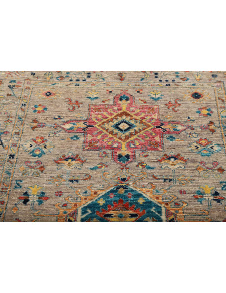 Rug Tribal Pakistan 95x152 Beige Cerise Pink