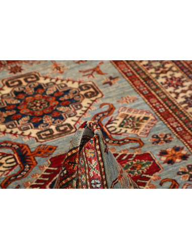 Kazak Fine 125x181 Cm Kazak Fine, Pakistan, Hand-carded Wool