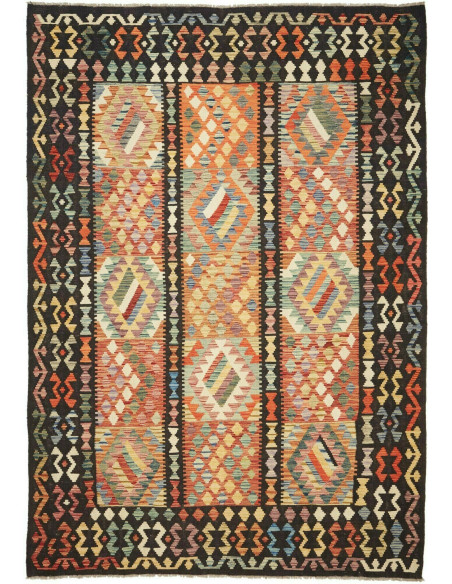 Kilim 203x297 Cm Kilim Afghanistan Hand-carded Wool