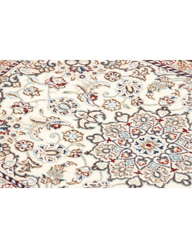 Nain 9la 60x98 Cm Nain 9la, Persia, Hand-carded Wool And