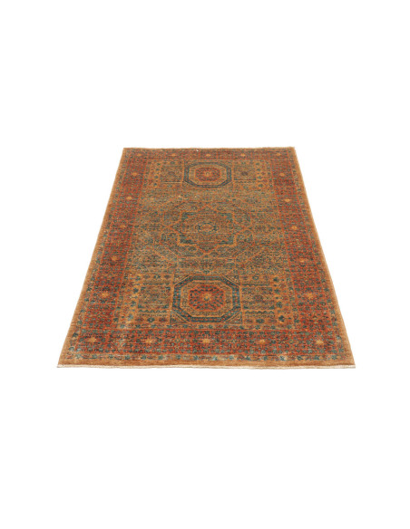 Rug Mamlouk Pakistan 100x158 Rust Gold