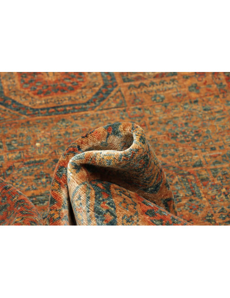 Tappeto Mamlouk Pakistan 100x158 Ruggine Oro