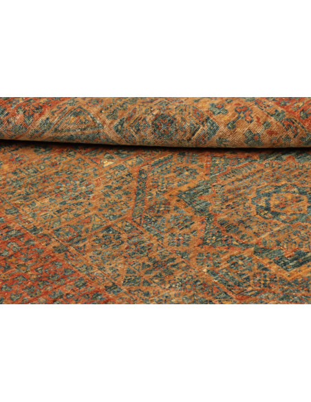 Tappeto Mamlouk Pakistan 100x158 Ruggine Oro