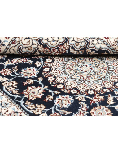 Nain 9la 81x119 Cm Nain 9la, Persia, Hand-spun Wool And Silk