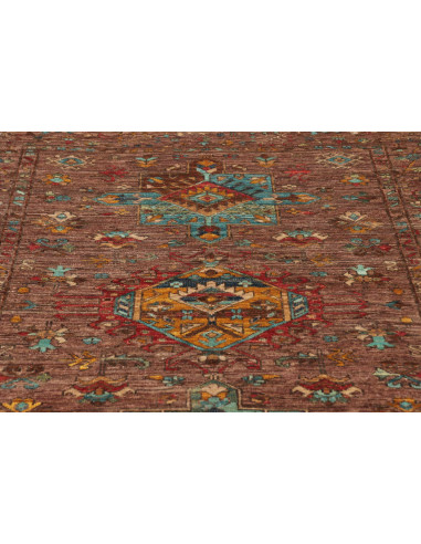 Tappeto Tribal Pakistan 102x150 Marrone Rossicc