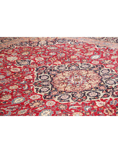 Rug Mashad Persia brown grey 290x380