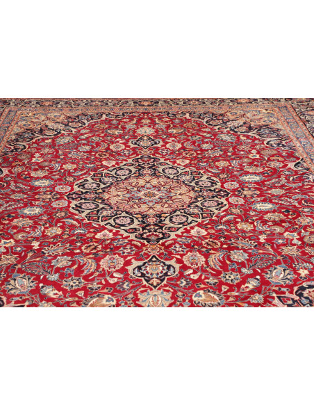Rug Mashad Persia brown grey 290x380