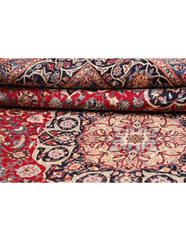 Rug Mashad Persia brown grey 290x380