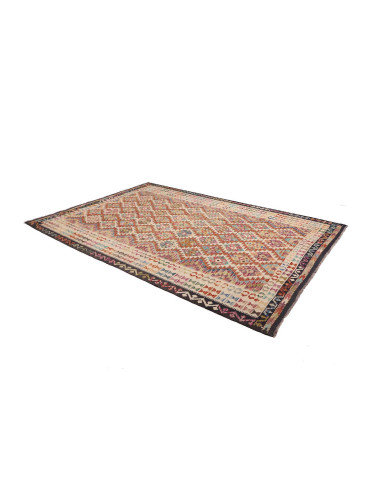 Kilim 198x294 Cm Kilim, Afghanistan, Lana Cardata A Mano
