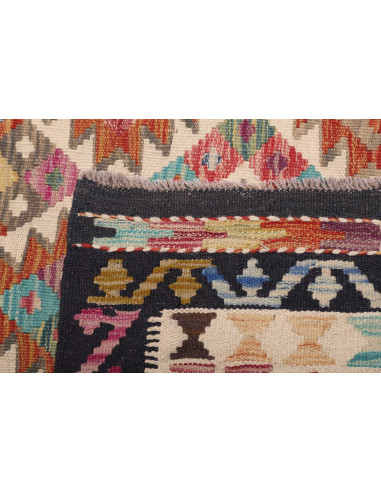Kilim 198x294 Cm Kilim, Afghanistan, Lana Cardata A Mano