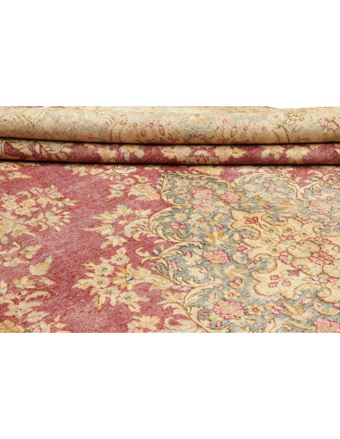 Vintage 296x415 Cm Vintage, Persia, Lana Cardata A Mano