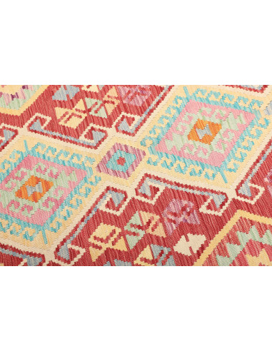 Kilim 154x190 Cm Kilim, Afghanistan, Hand-carded Wool (warp: