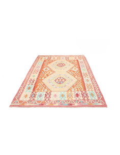 Kilim 158x215 Cm Kilim Afghanistan Hand-carded Wool (warp 2