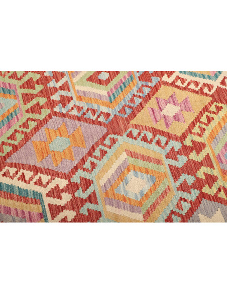 Kilim 153x192 Cm Kilim, Afghanistan, Lana Cardata A Mano