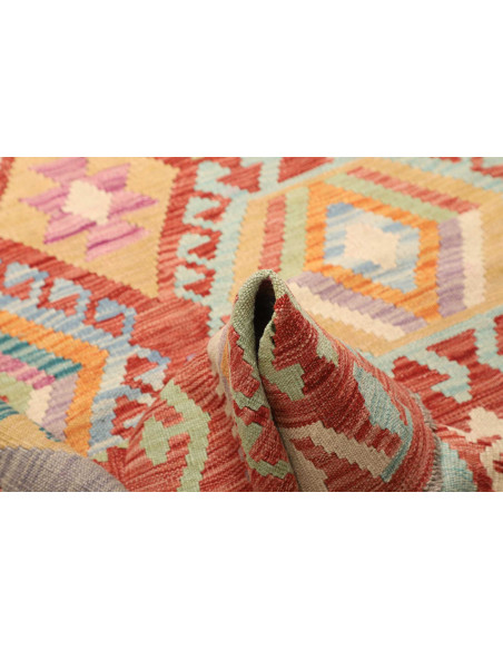 Kilim 153x192 Cm Kilim, Afghanistan, Lana Cardata A Mano