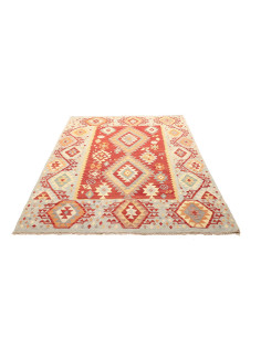 Kilim 153x204 Cm Kilim, Afghanistan, Hand-carded Wool (warp: 2