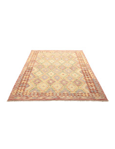 Kilim 152x195 Cm Kilim, Afghanistan, Hand-carded Wool (warp: 2