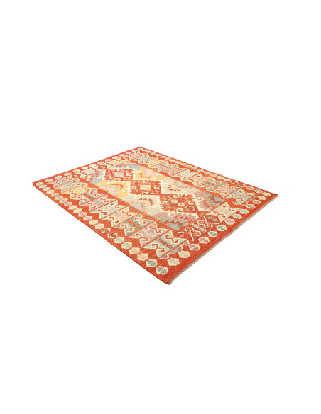 Kilim 152x193 Cm Kilim Afghanistan Hand-carded Wool (warp:
