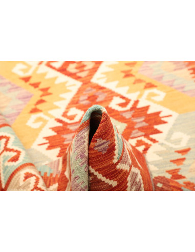 Kilim 152x193 Cm Kilim Afghanistan Lana Cardata A Mano