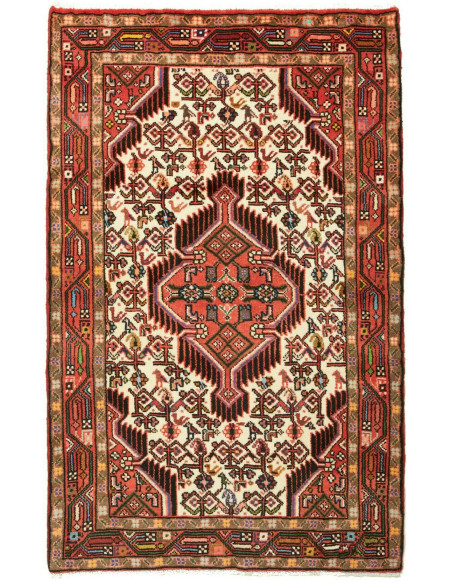77x125 Cm Qashqai. Iran. Lana ordito: Lana. Densità Non