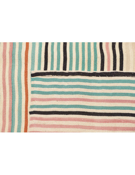 Tappeto Kilim Persia bianco verde 252x305