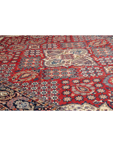 Rug Nadjafabad Persia 288x410 Crimson Red Navy