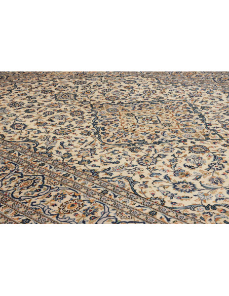 Kashan 246x350 Cm Kashan, Persia, Hand-carded Wool (cotton