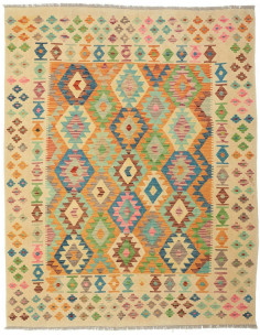 Kilim 160x202 Cm Kilim Afghanistan Lana Cardata A Mano