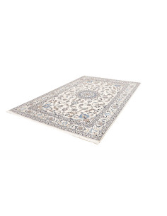 Tappeto Nain Kashmar Persia bianco grigio 196x300 2