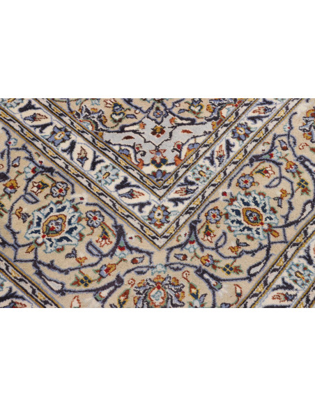 Kashan 257x363 Cm Kashan Persia Lana Cardata A Mano (ordito: