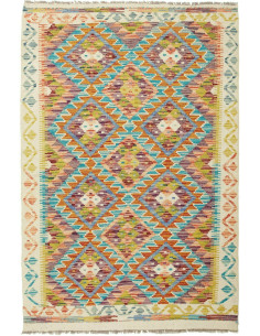 Kilim 103x155 Cm Kilim, Afghanistan, Lana Cardata A Mano