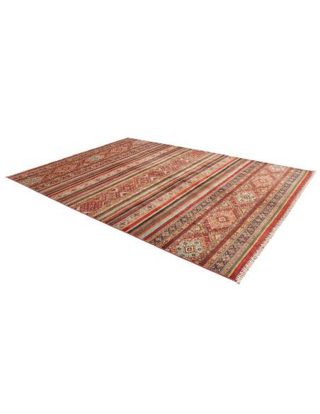 Rug Samarkand Pakistan 250x344 Red Blue