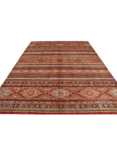 Tappeto Samarkand Pakistan 250x344 Rosso Blu