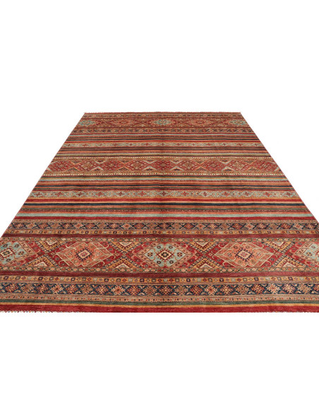 Rug Samarkand Pakistan 250x344 Red Blue