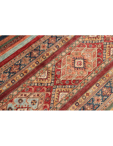 Tappeto Samarkand Pakistan 250x344 Rosso Blu