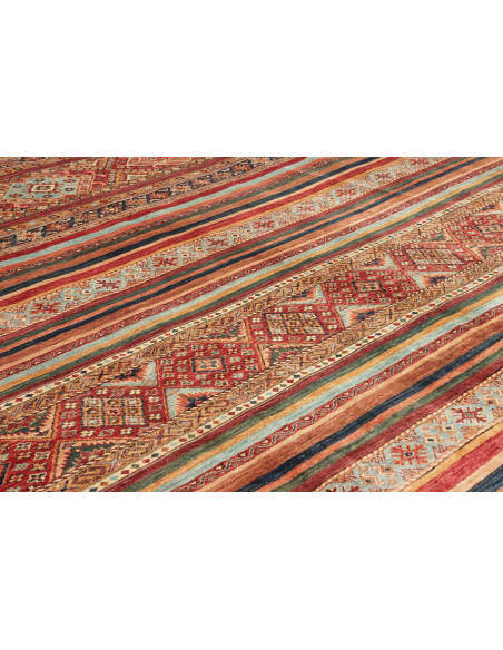 Rug Samarkand Pakistan 250x344 Red Blue