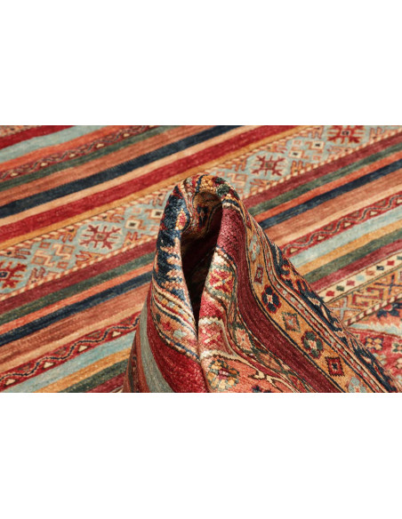Tappeto Samarkand Pakistan 250x344 Rosso Blu