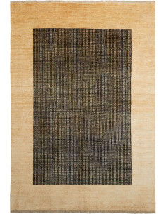 Tappeto Shayan Pakistan marrone grigio 150x201