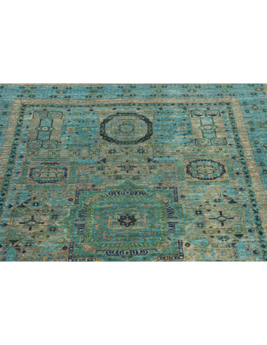 Rug Mamlouk Pakistan 125x181 Teal Turquoise