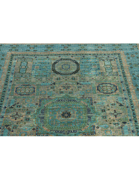 Rug Mamlouk Pakistan 125x181 Teal Turquoise