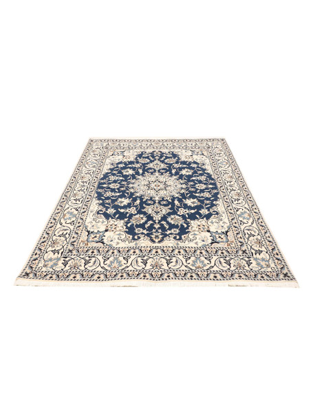 Tappeto Nain Kashmar Persia 153x207 Blu Profond