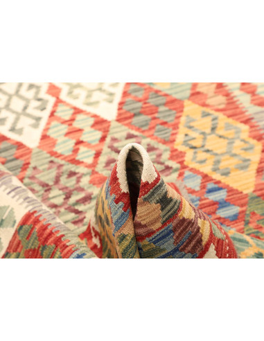 Kilim 150x195 Cm Kilim Afghanistan, Hand-carded Wool (cotton