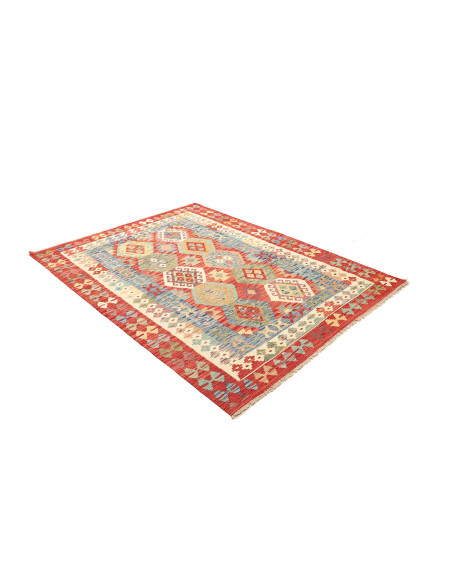 Kilim 154x201 Cm Kilim Afghanistan Hand-carded Wool Cotton