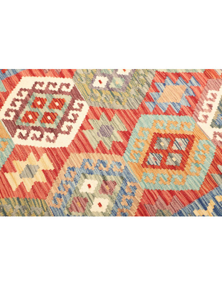 Kilim 154x201 Cm Kilim Afghanistan Hand-carded Wool Cotton